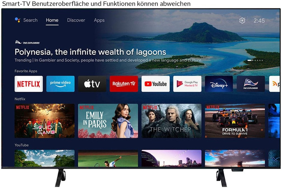 PHILIPS 75 Zoll Ambilight Fernseher 4K UHD LED Smart TV 120 Hz 75PUS8309/12
