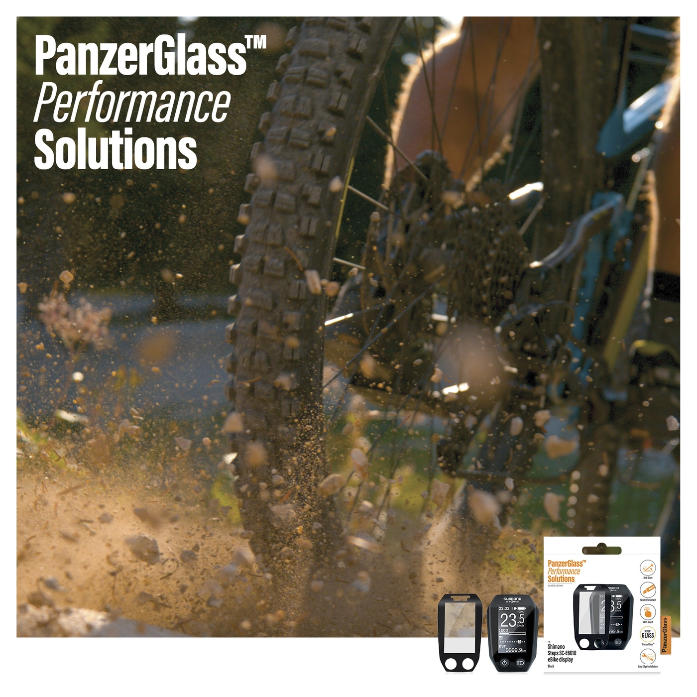 PanzerGlass™ Shimano Steps E6010 - Anti-glare | Watch Screen Protector Glass