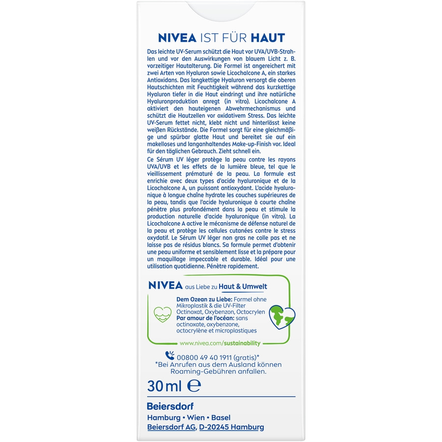 NIVEA Set Q10 Anti-Falten EXPERTE Dual Action Serum + 2in1 Primer Daily UV Serum