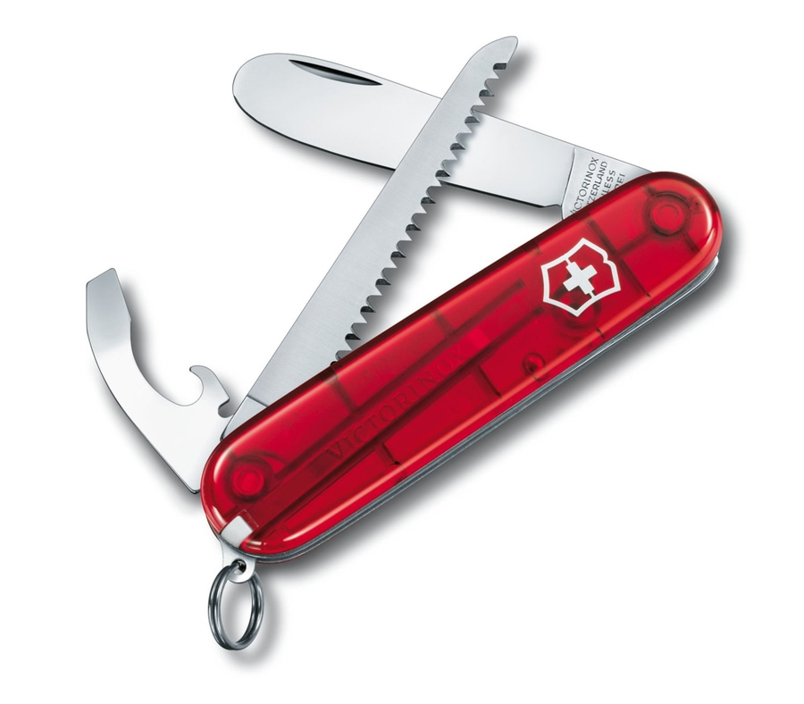 VICTORINOX Taschenmesser für Kinder My first Victorinox 0.2373.T 9Funktionen rot