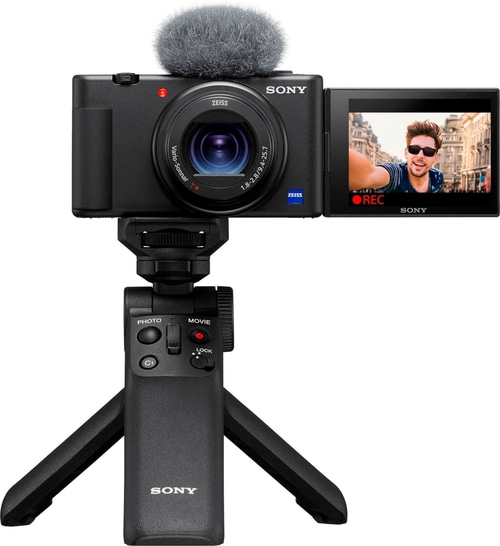 SONY ZV-1 Vlog Kamera mit GP-VPT2BT 20,1 MP 4K Video Touchscreen NEU