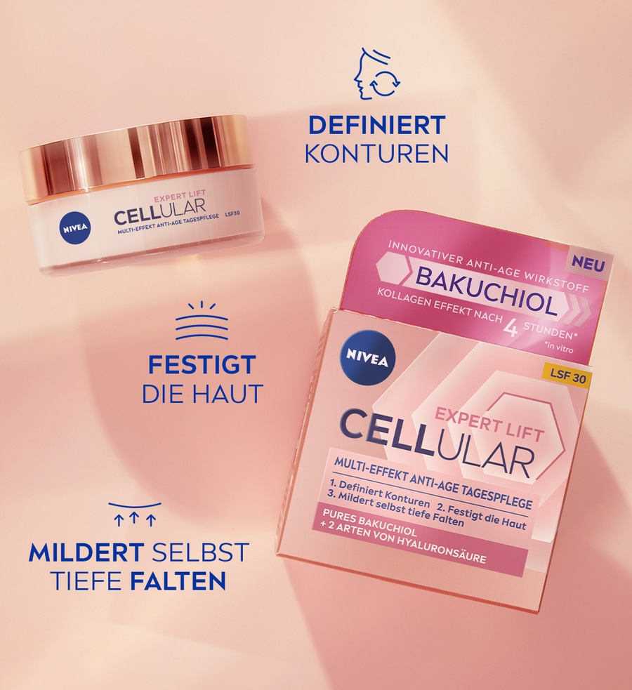 NIVEA Cellular Expert Lift Multi Effekt Anti-Age Tagespflege mit LSF30 50ml