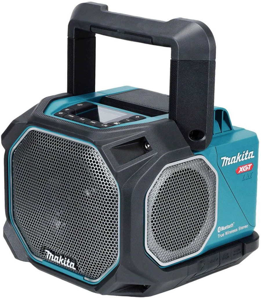 Makita XGT LXT Baustellenradio mit Bluetooth und Tragegriff, robust