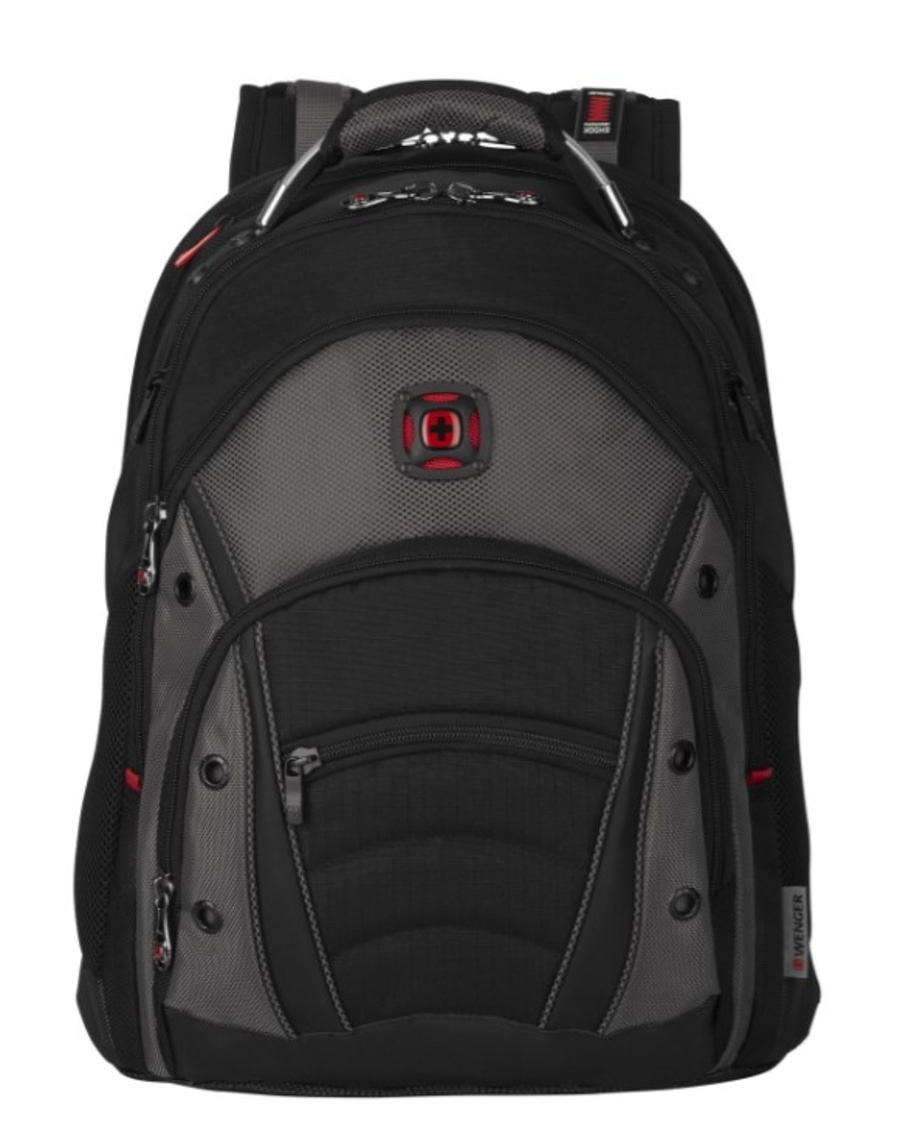 WENGER Laptop-Rucksack 16'' mit Tablet-Fach 26 L Schwarz Grau Rot