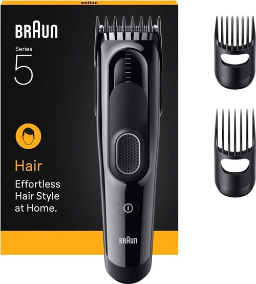 BRAUN Haar- und Bartschneider HC5530 Haarschneider Trimmaufsätze schwarz B-Ware