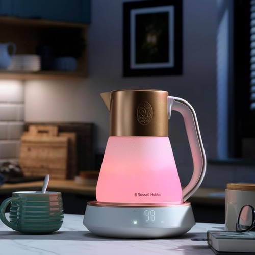 RUSSELL HOBBS Wasserkocher Glas Temperatureinstellung 40-100° LED Calm 27450-70