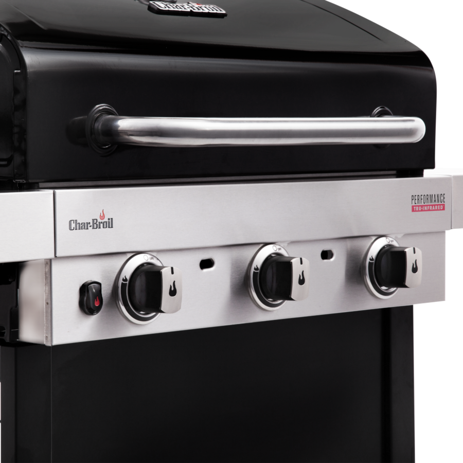 CHAR-BROIL PERFORMANCE 330 B 3-Brenner Gasgrill + Seitenbrenner 7 kW NEU