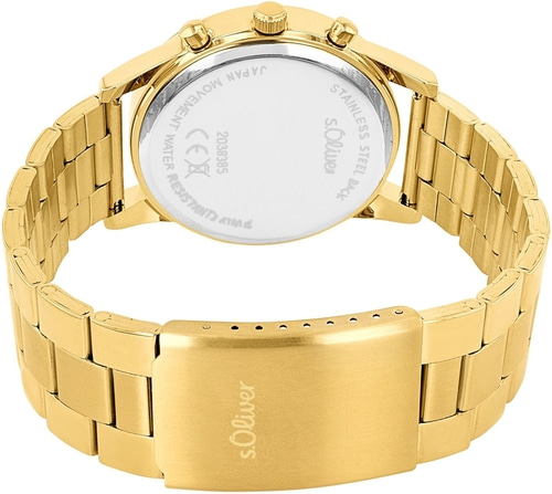 S.OLIVER Armbanduhr Chronograph 2038385 Stoppfunktion Quarz B-WARE