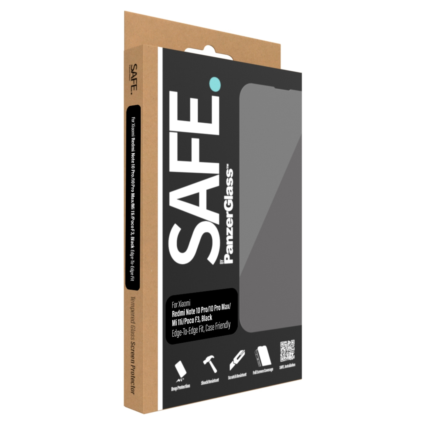 PanzerGlass™ SAFE. Xiaomi Redmi Note 10 | Max | Mi 11 Screen Protector Glass