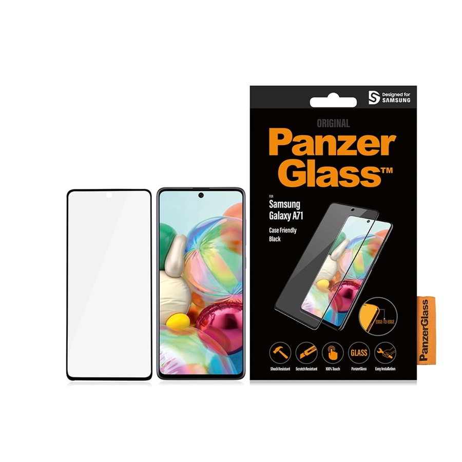 PanzerGlass™ Samsung Galaxy A71 Displayschutzglas Displayfolie Das Original NEU