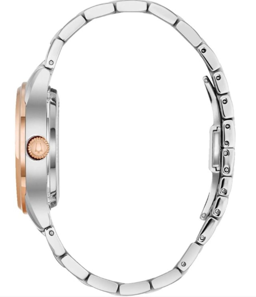 BULOVA 98P170 Automatikuhr Damenuhr Saphirglas 34 mm Edelstahl B-Ware