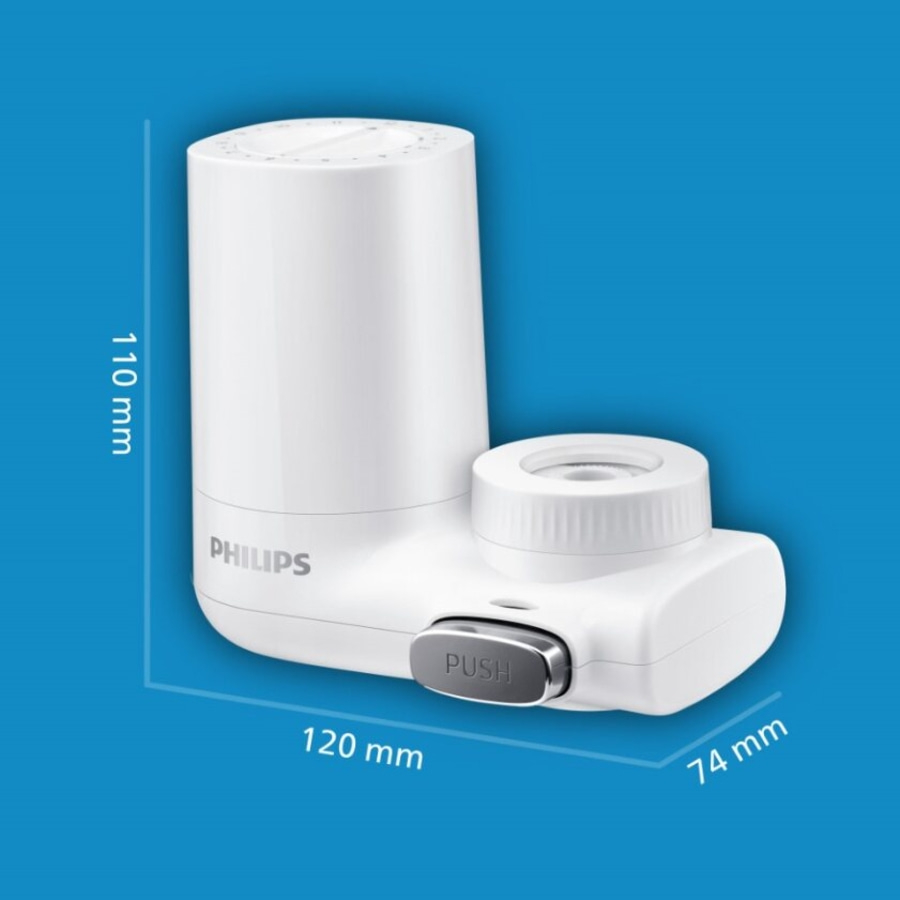 PHILIPS Wasserhahnfilter Wasserfilter Ultra AWP3703/10 Leitungswasser + 1 Filter