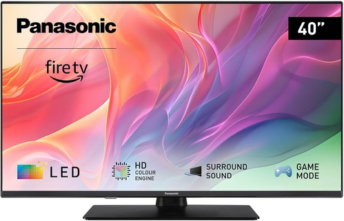 Panasonic Fernseher mit Fire TV, 40 Zoll, LED, HD Colour Engine, Surround Sound und Game Mode.