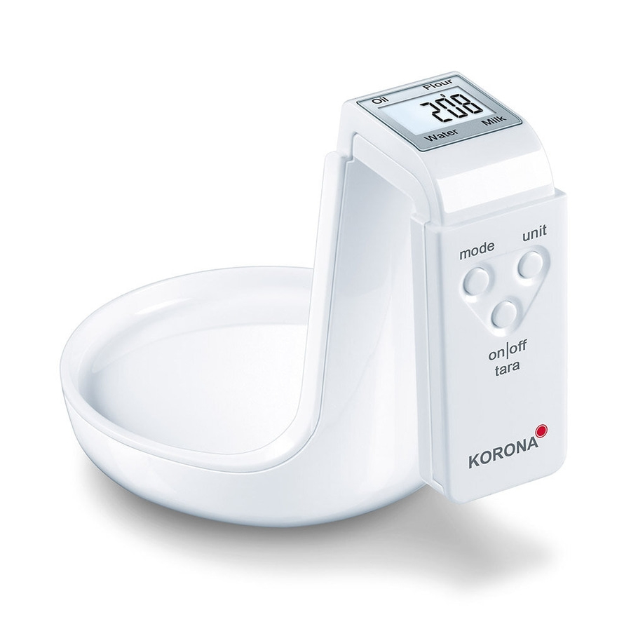 KORONA Küchenwaage 75877 MIA Tara-Zuwiegefunktion LCD Spülmaschinengeeignet NEU