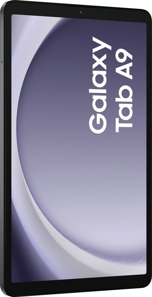 Samsung Galaxy Tab A9 Tablet, schwarz, mit dem Schriftzug Galaxy Tab A9