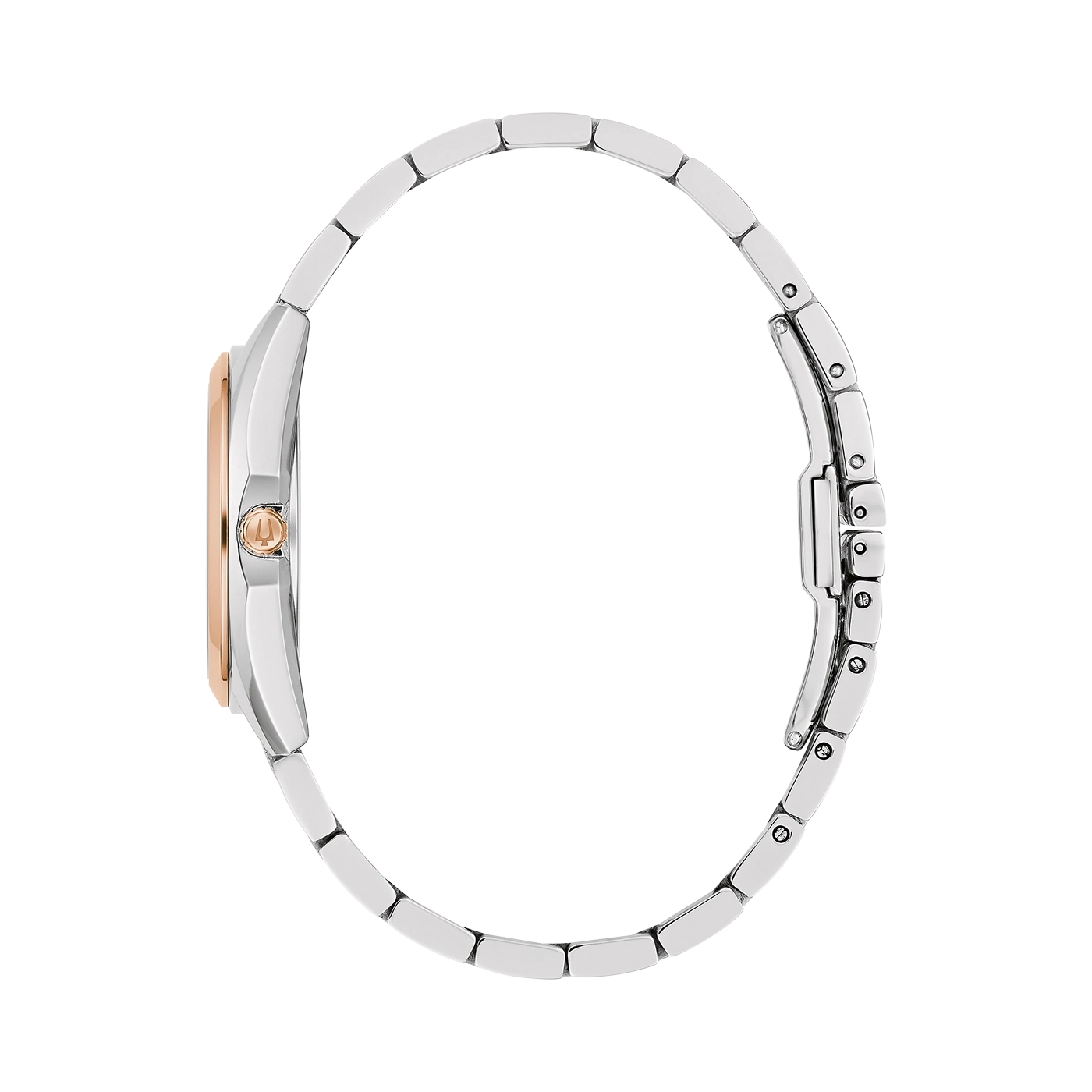 BULOVA 98P207 Armbanduhr Quarz31 mm Edelstahl Faltschließe Analog B-Ware