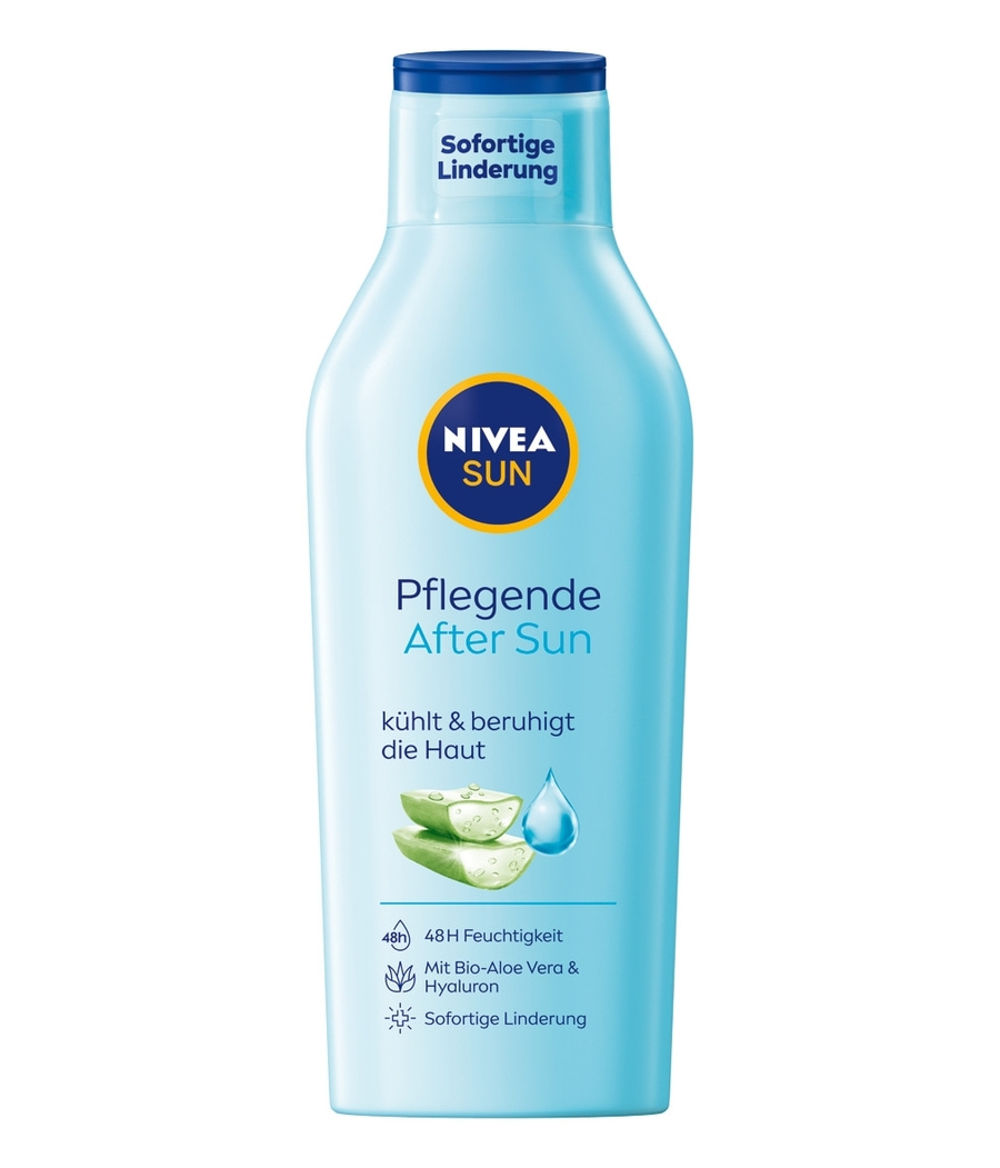 Nivea After Sun Lotion, kühlt und beruhigt die Haut, mit Aloe Vera und Hyaluron