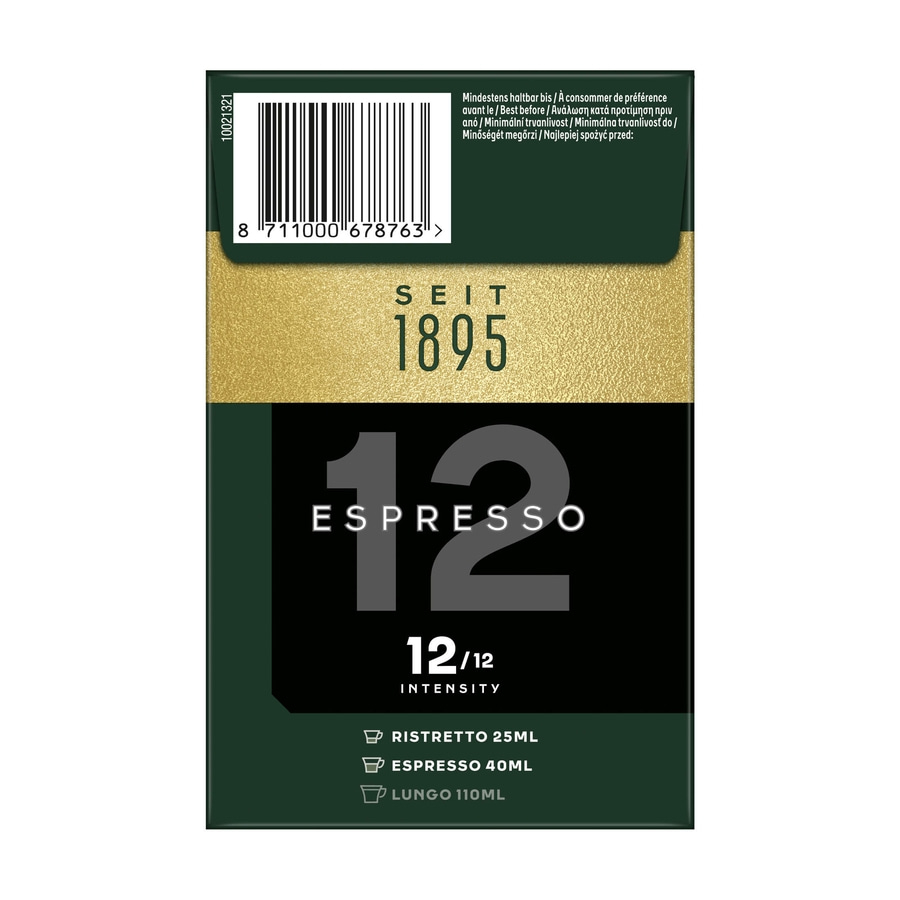JACOBS Kapseln Espresso 12 Ristretto XXL-Pack 5 x 40 Nespresso®* kompatibel
