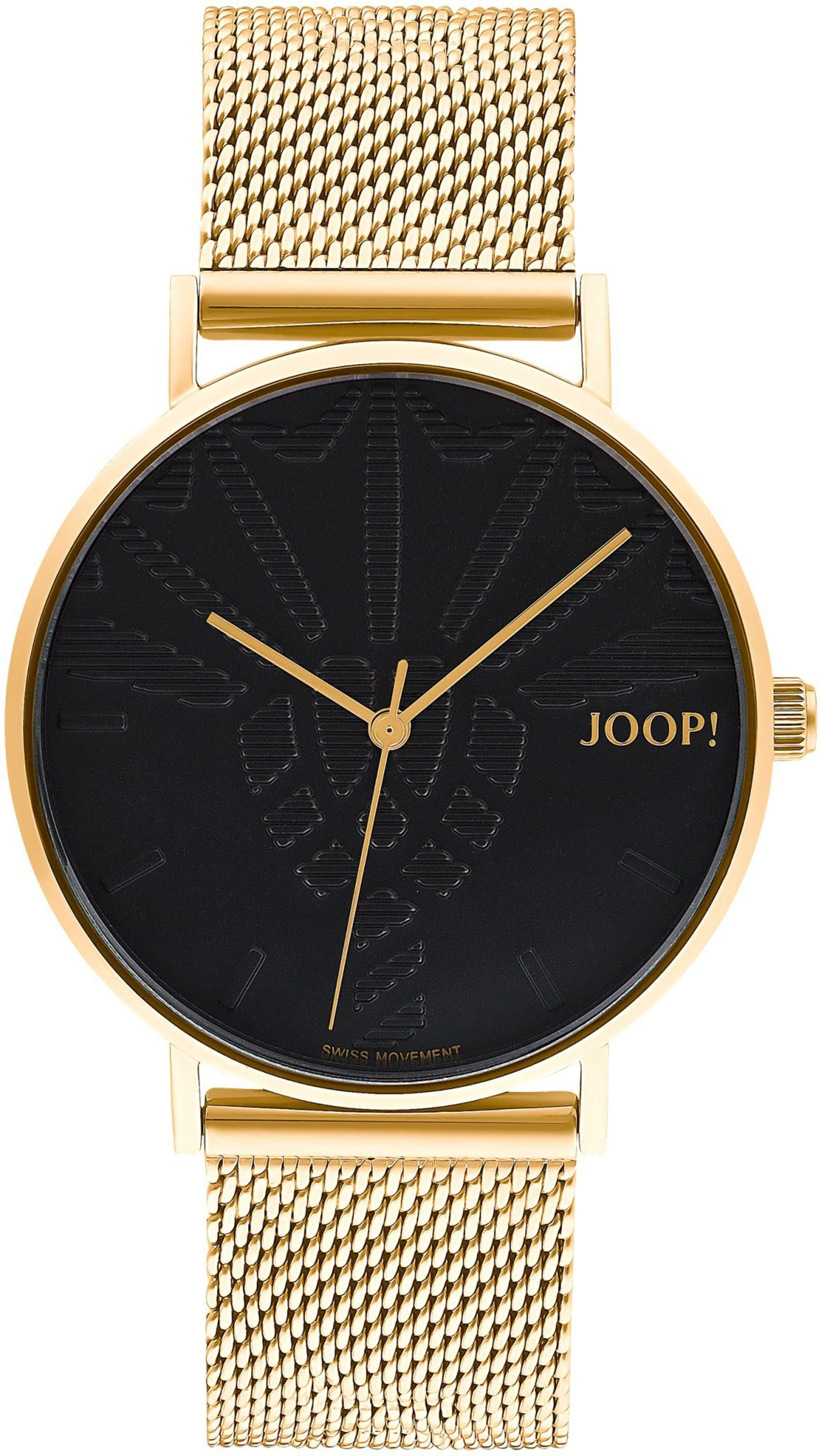 JOOP! Damen Armbanduhr Quarzuhr 2033714 Damenuhr Edelstahl goldfarbend