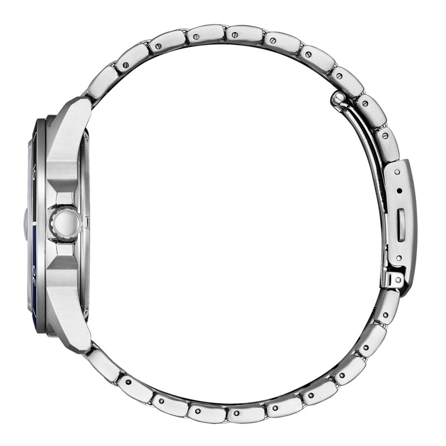 CITIZEN Herren Armbanduhr AW1810-85L Solar Eco-Drive Edelstahl Datum 42mm B-Ware
