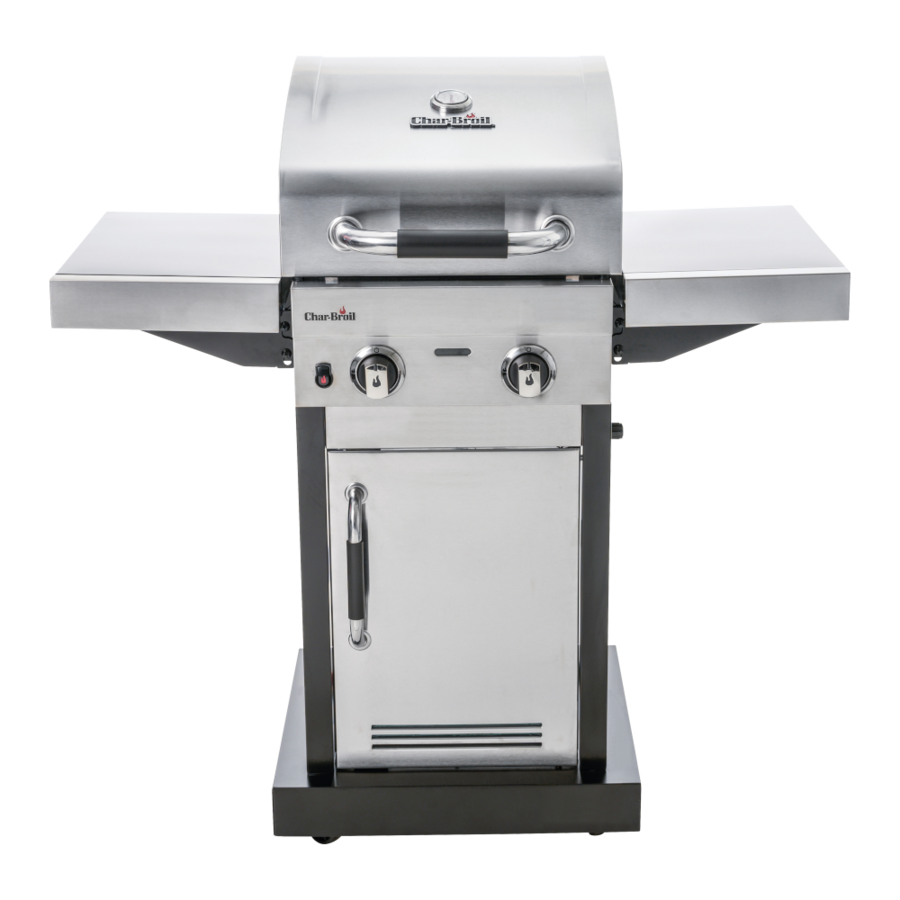 CHAR-BROIL ADVANTAGE 225S 2-Brenner Gasgrill + Grillplatte 6.15 kW NEU
