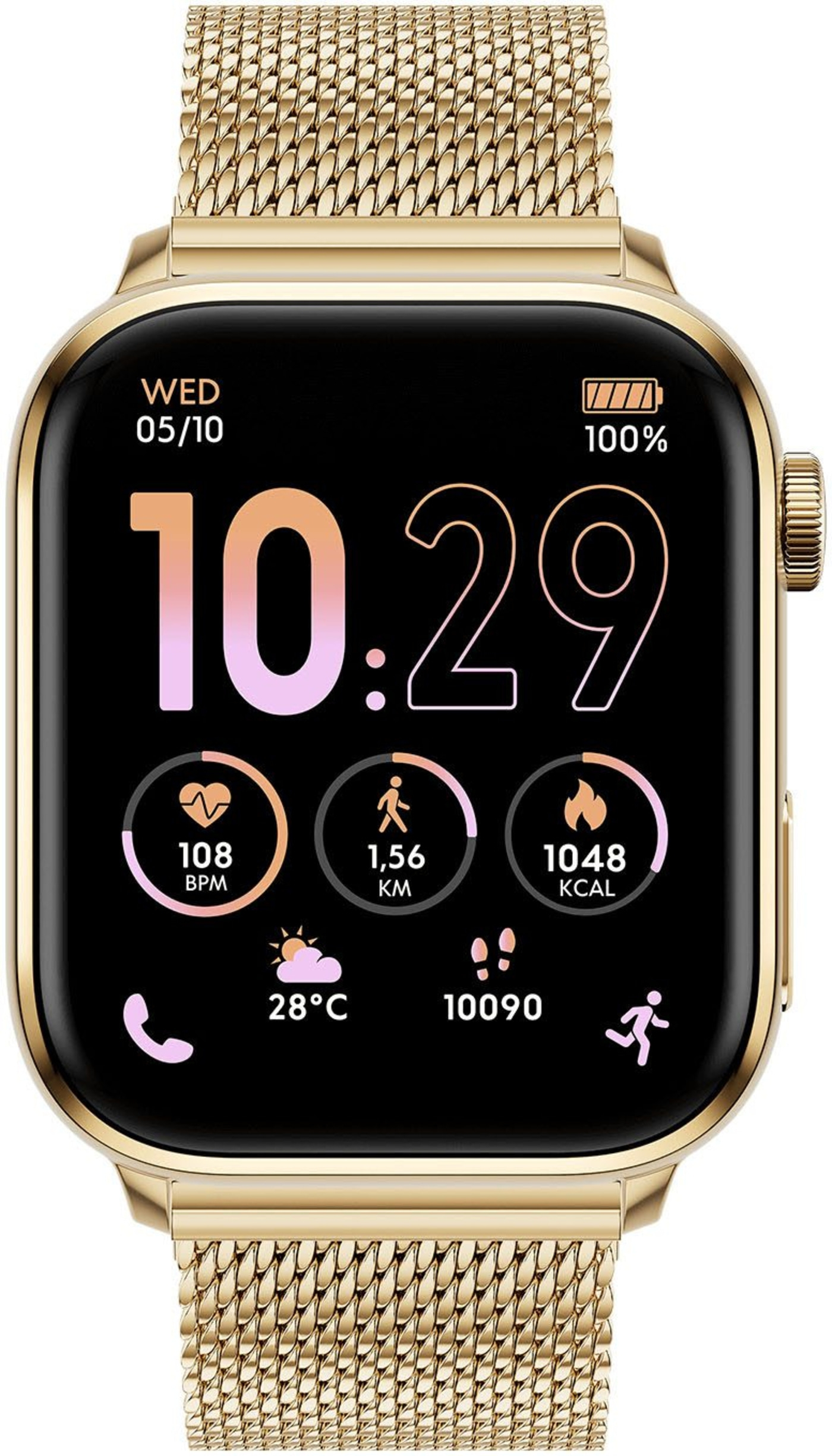 ICE-WATCH ICE Smartwatch smart 3.0 024656 1,78 Zoll AMOLED Display gold B-WARE