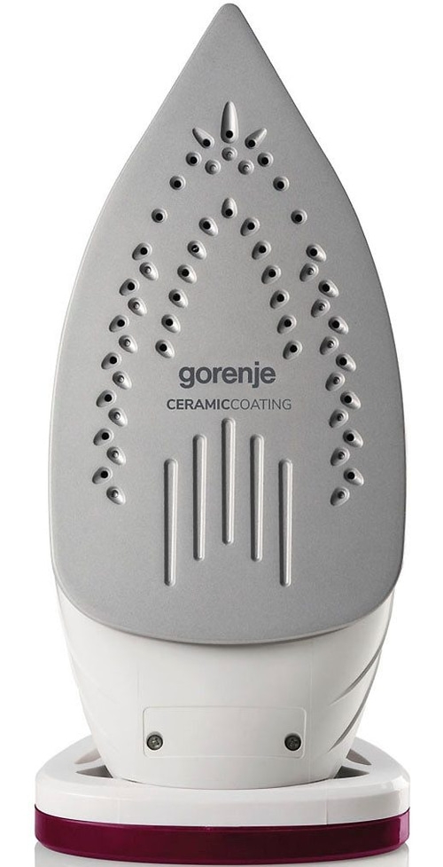 GORENJE Dampfbügeleisen SIH3000RBC Keramik-Bügelsohle 3000W Rot-Weiß B-WARE
