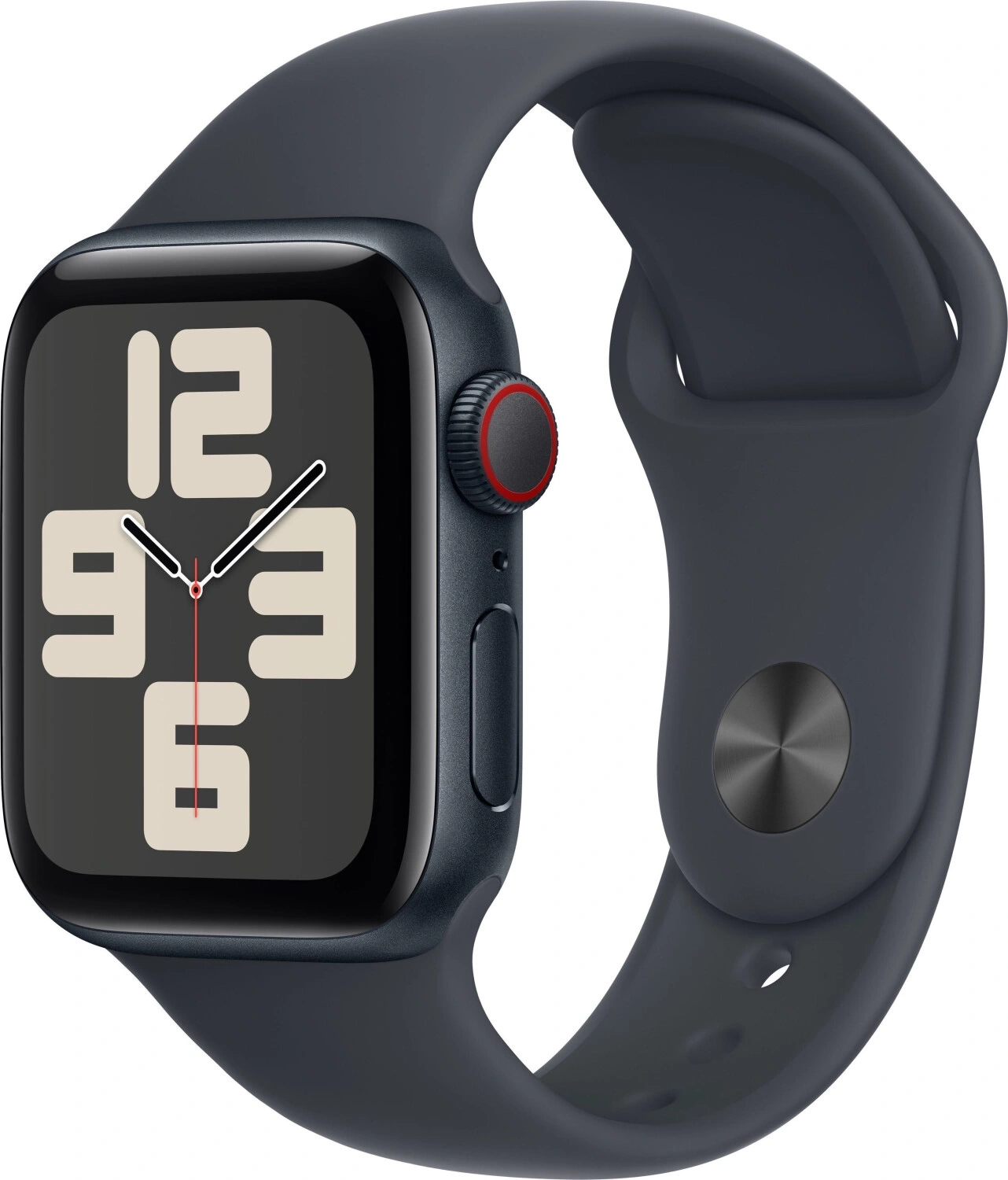 APPLE Watch SE 2024 GPS+Cell 40mm Aluminium Sportband schwarz MXGC3QF/A B-WARE