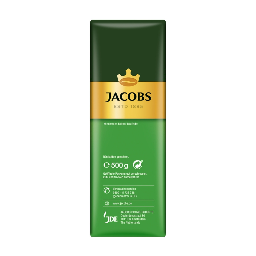 JACOBS Filterkaffee Auslese Klassisch 8x500g Kaffee gemahlen + 1 Becher + 1 Dose