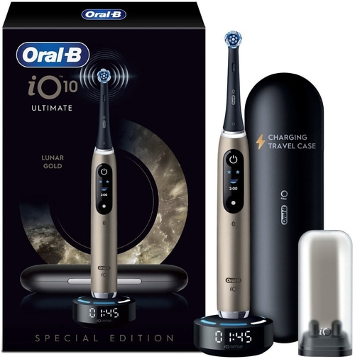 BRAUN Oral-B iO 10 elektr. Zahnbürste 7 Programme Display Lunar Gold B-WARE