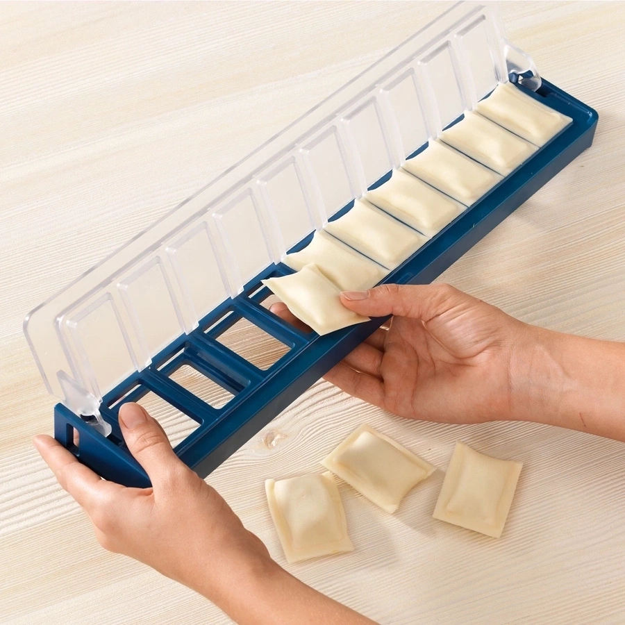 BETTY BOSSI Täschler MiniMaxi Teigtascheformer Ravioli Maker für 2 Größen