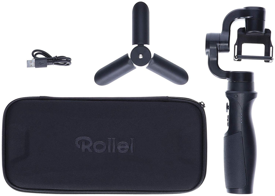 ROLLEI Steady Butler Action Gimbal Schwebestativ für Actioncams schwarz B-WARE