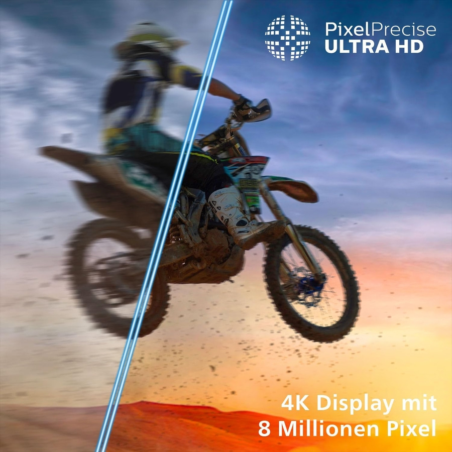 PHILIPS Fernseher 50 Zoll 126 cm 4K Ultra HD QLED Smart TV 50PUS7800/12 HDR10+