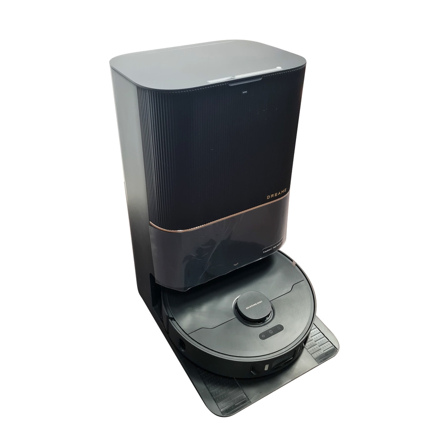 Roboterstaubsauger mit Ladestation, schwarz, Dreame-Marke, modernes Design, Reinigung