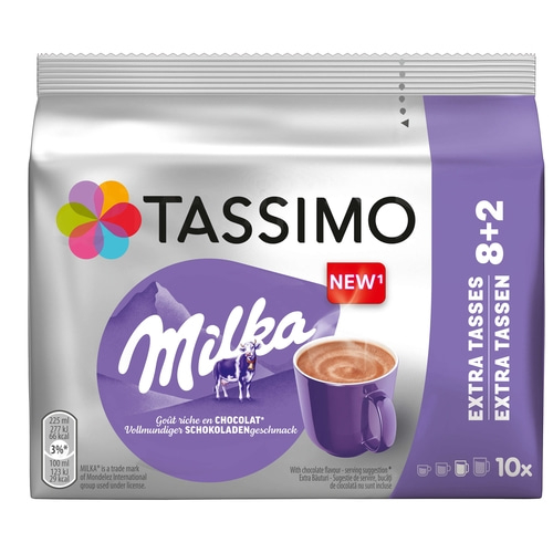 TASSIMO Kapseln Milka T Discs heiße Schokolade 5 x 10 Kakaokapseln Kakaogetränk
