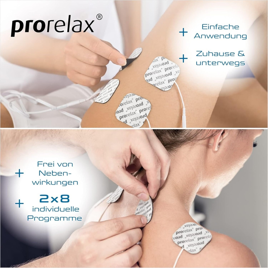 PRORELAX TENS/EMS Duo Elektrostimulationsgerät 39263 Reizstrom Muskelaufbau NEU