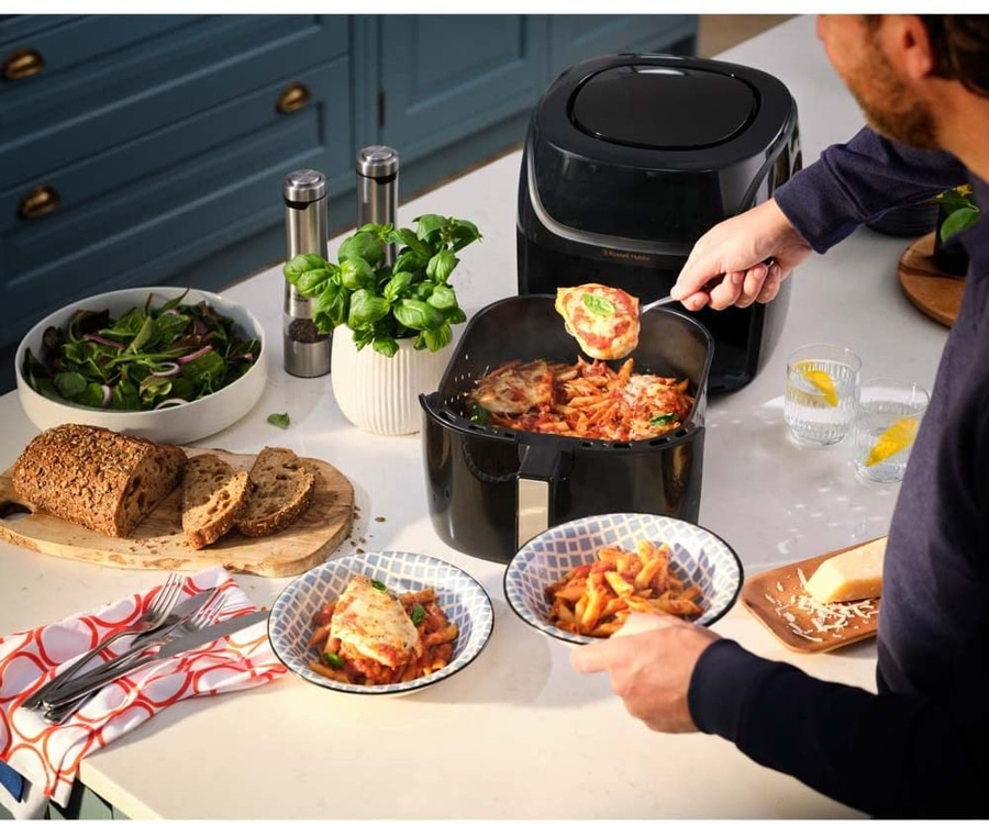 RUSSELL HOBBS Heißluftfritteuse Airfryer Satisfry Air Medium 27160-56 Backen