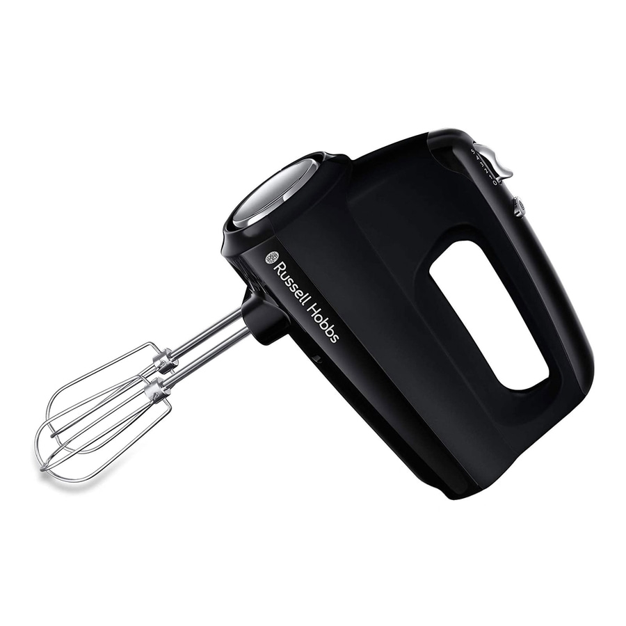 RUSSELL HOBBS Handmixer Matte Black 24672-56 Quirle Knethaken Turbo schwarz 350W