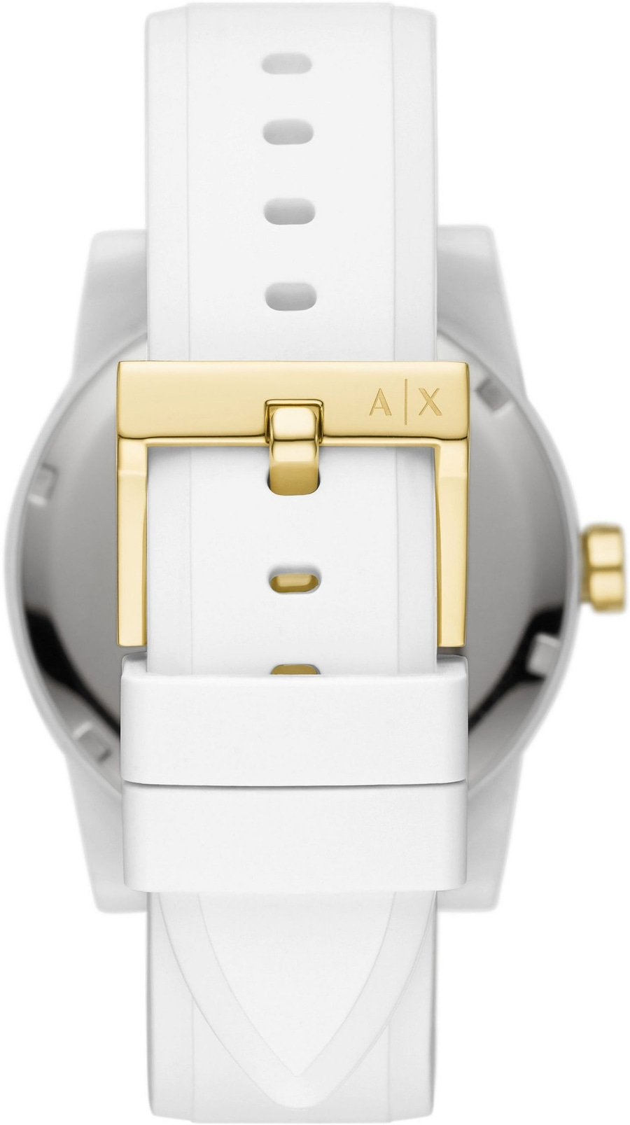 ARMANI EXCHANGE Armbanduhr AX7126 Quarzuhr Damenuhr mit Kofferanhänger B-WARE