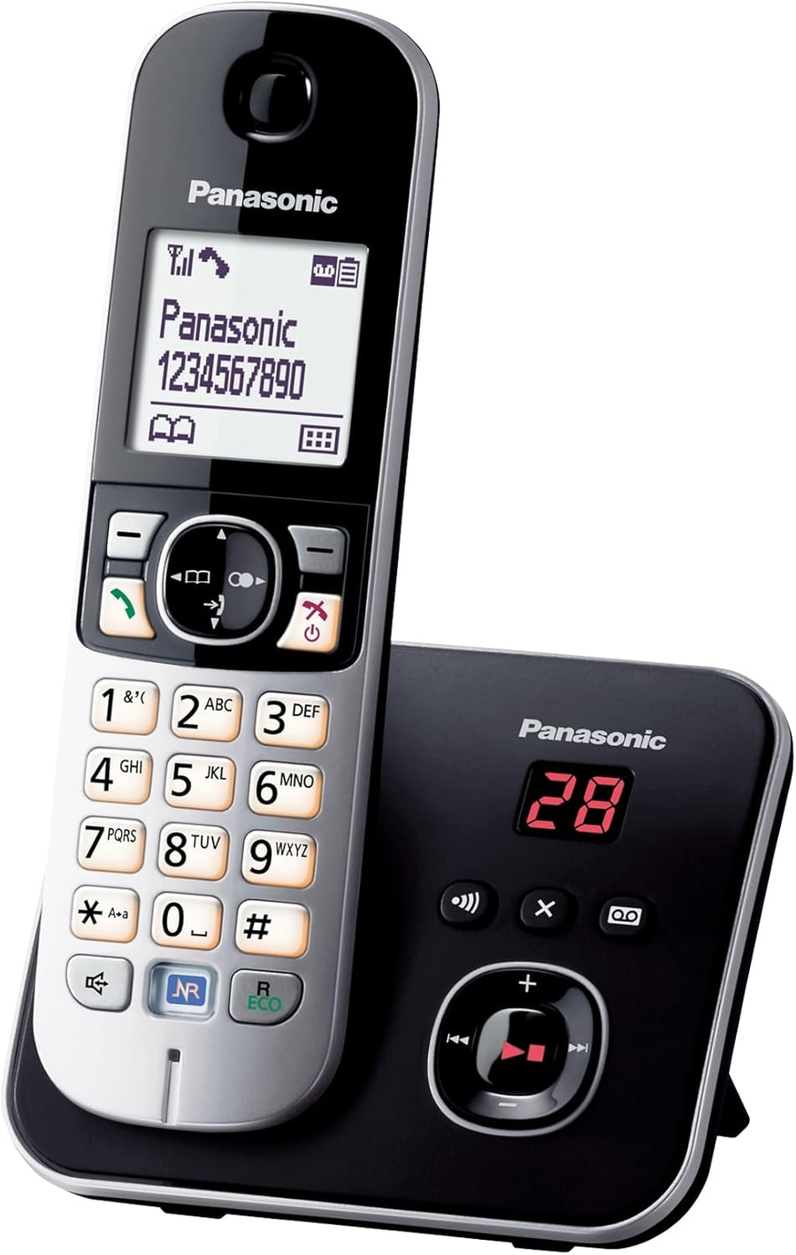 PANASONIC Haustelefon Telefon Schnurlos Festnetz Anrufbeantworter KX-TG6821GB