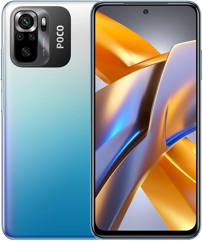 Xiaomi POCO M5s Smartphone Blau 128GB 4GB RAM FullHD+ AMOLED Display 64MP B-WARE