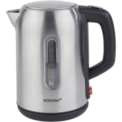 KORONA Wasserkocher 20350 1,7L 360° kabellos Retro-Stil 2200W Edelstahl NEU