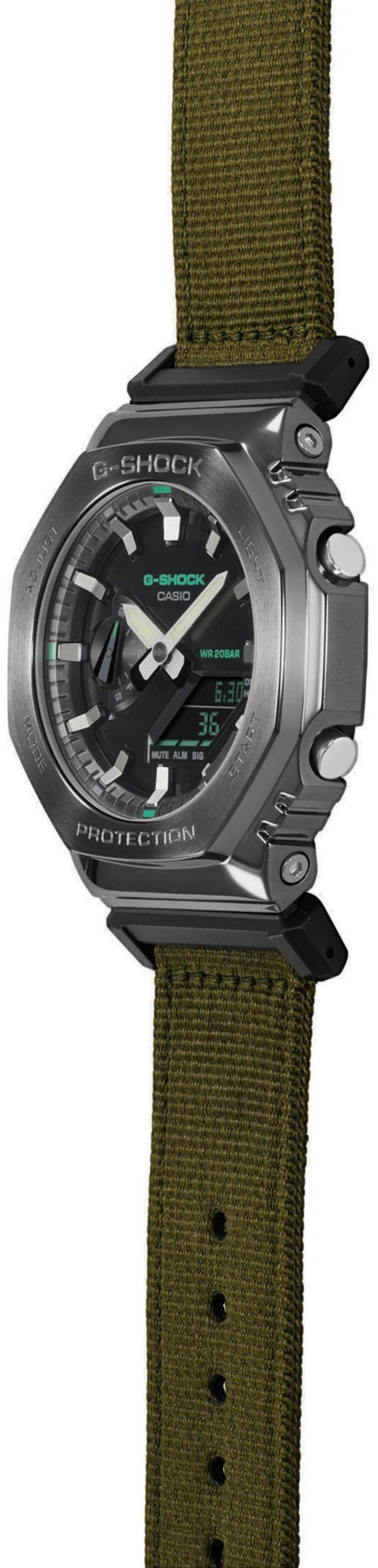 CASIO Herren Armbanduhr GM-2100CB-3AER Quarz Chronograph Stoppuhr 44 mm B-WARE