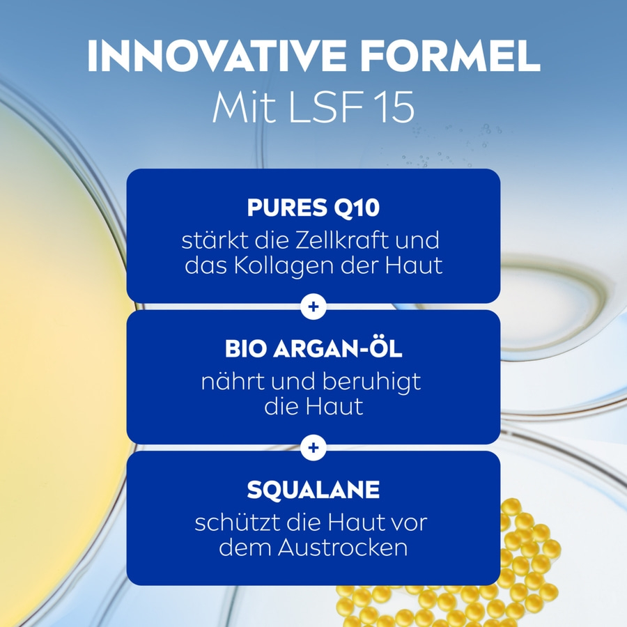 NIVEA Q10 Anti-Falten Extra-Reichhaltige Tagespflege LSF 15