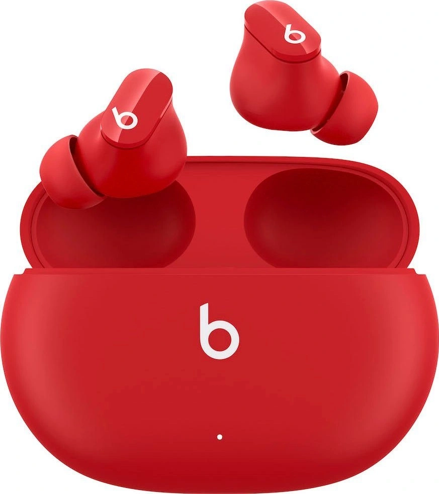 rote Beats Kopfhörer mit Ladecase
