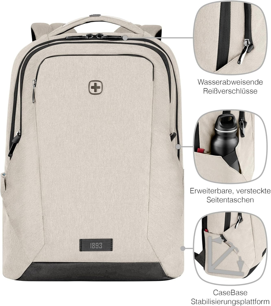 WENGER Laptop-Rucksack MX Professional 16" Laptop Tablet-Fach 21 L Sandfarben