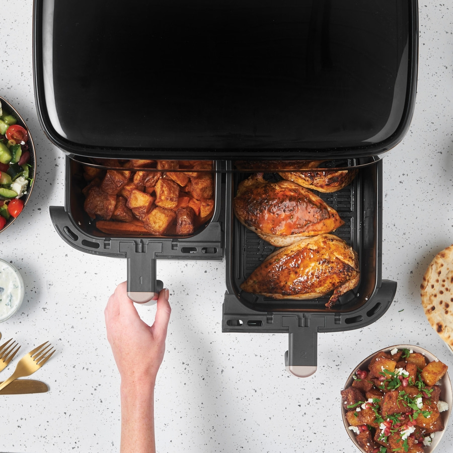 RUSSELL HOBBS Heißluftfritteuse 2 Kammern 9 L Rapid Airfryer Satisfry 27681-56