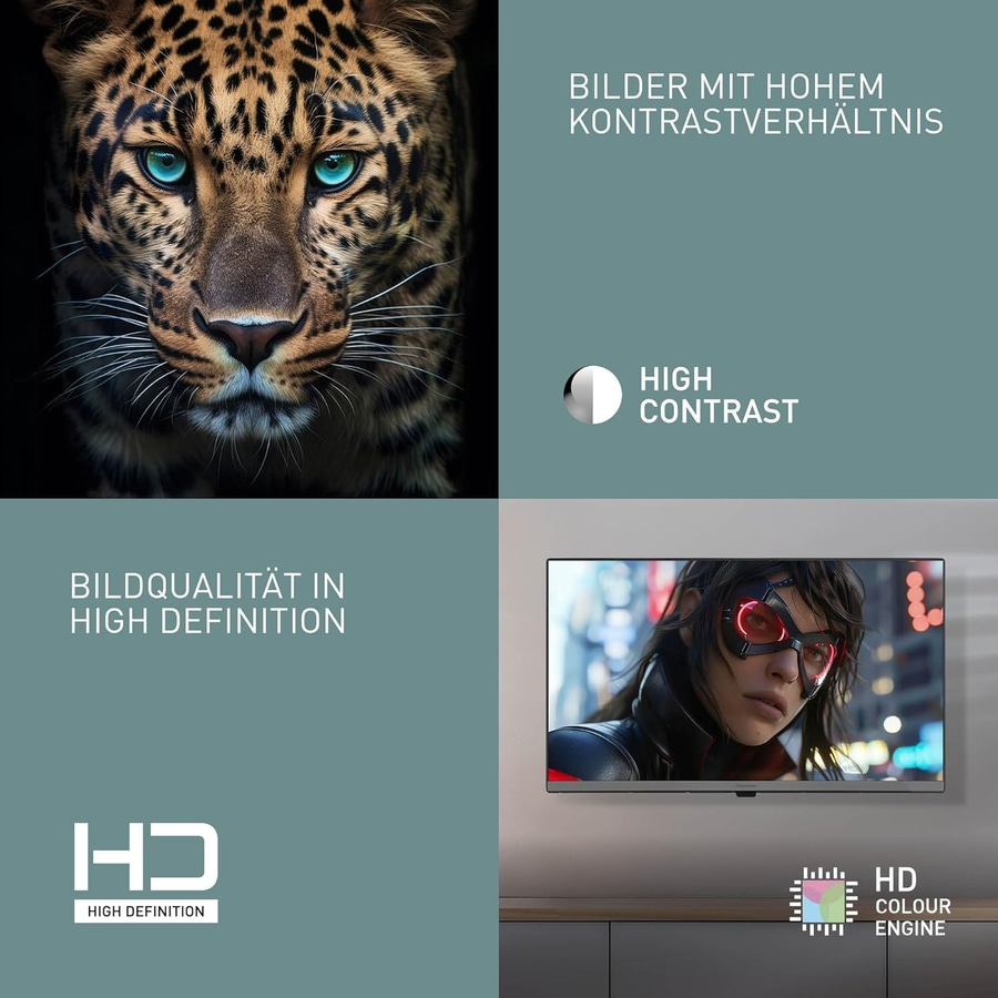 Leopard, High Definition, High Contrast, HD Colour Engine, Bildqualität, Bilder