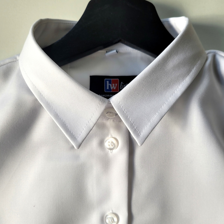 Heinzmann-Workfashion Gastro Service Langarm Damen Bluse Ladies fit weiß Gr. 34