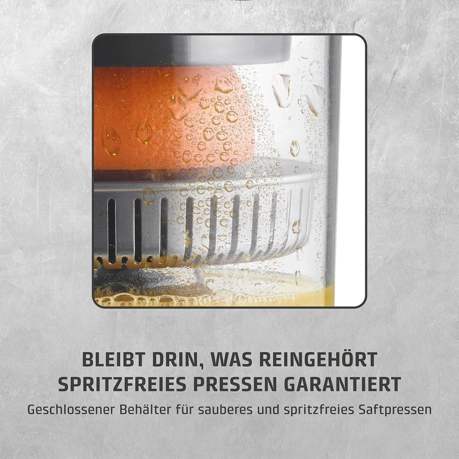 CASO Design elektrische Zitruspresse CP 400 Lift vollautomatisch 300W universal